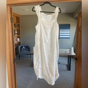 Magnolia Pearl Anna Cecilie Embroidered slip dress